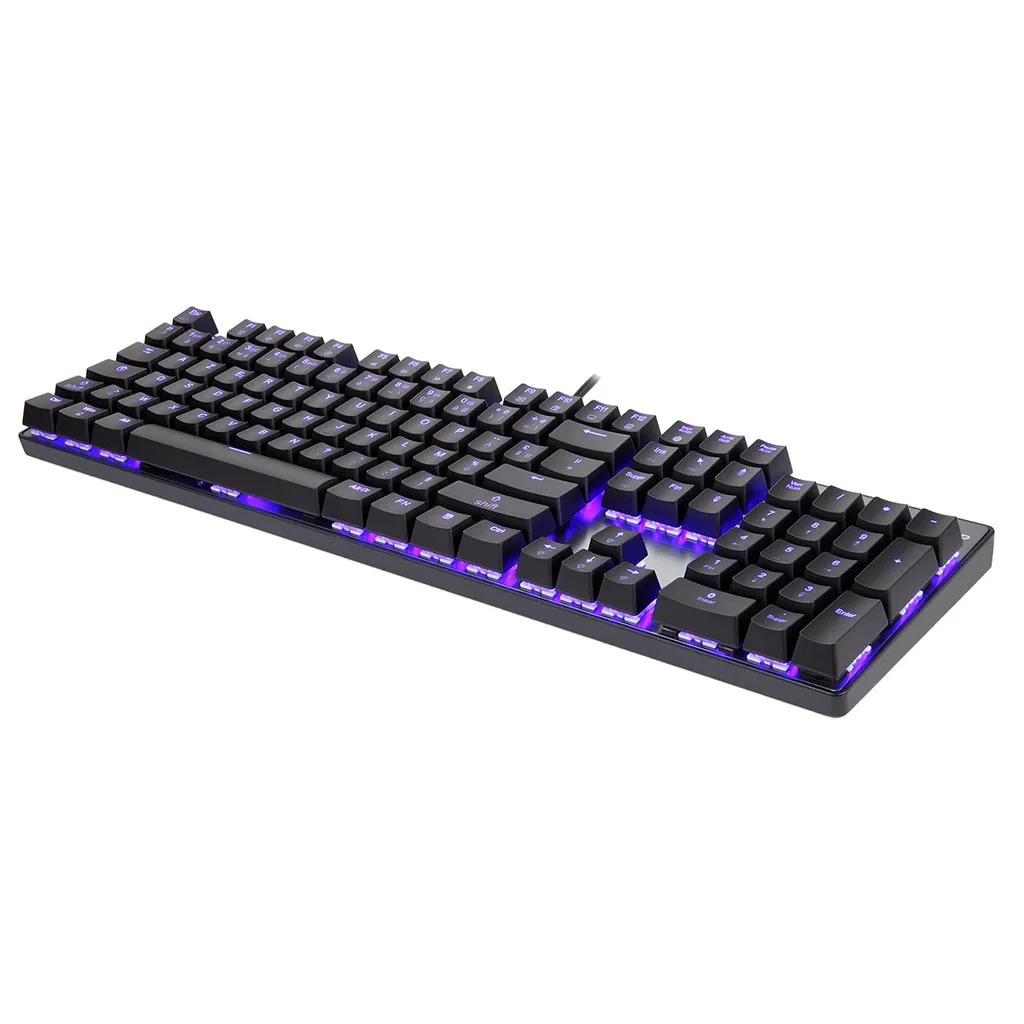20% Russian/French/Portugal/English Keyboard Mechanical USB Colorful LED Illuminated Backlit Resistant Gaming Keyboard