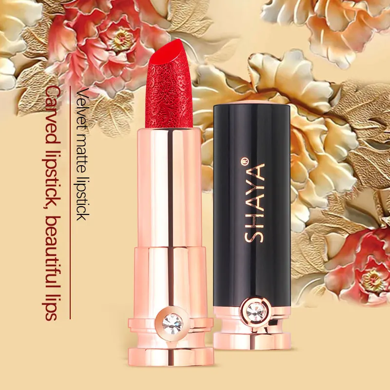 6 Colors Matte Bullet Lipstick No Easy Stick Cup Long-Lasting Velvet To Wear Batom Nutritious Makeup |