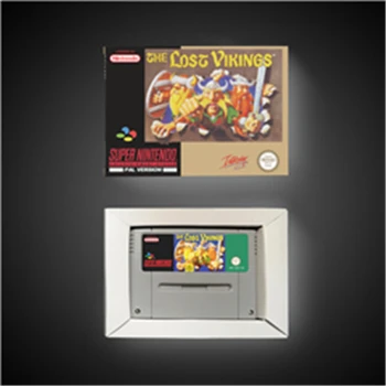 

The Lost Vikings - EUR Version Action Game Card with Retail Box
