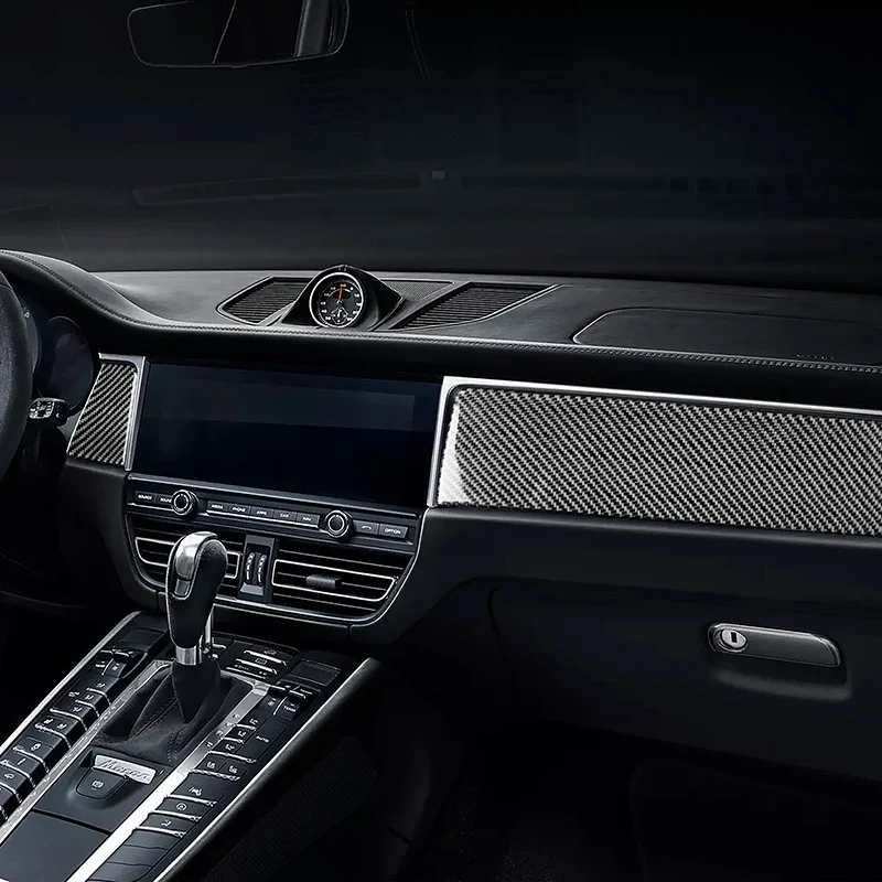 

Center Console Dashboard Decoration Cover Stickers Trim Strip For Porsche Macan 2014-2021 Car Interior Accessories