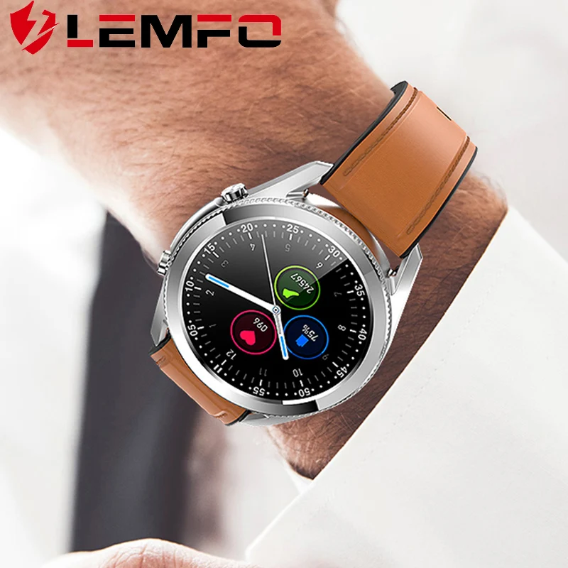 Смарт часы LEMFO 2020 мужские с Bluetooth и тонометром|Смарт-часы| |