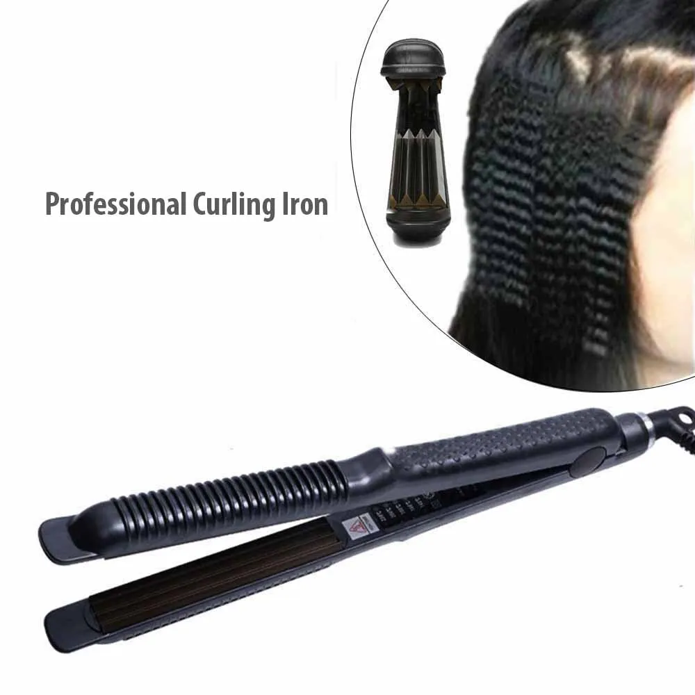 

Professional Curling Iron Curler Hair Blank Tongs Corrugated Iron Corrugation Wave Hair Curler Styling Tools Styler