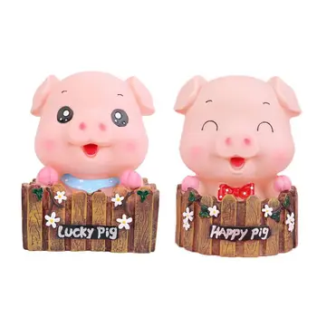 

Cartoon Pig Shape Piggy Bank Money Box Saving Cash Coin Storage Home Decoration