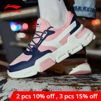 

Li-Ning Women's MARK Classic Lifestyle Shoes Wearable Support Retro Sneakers LiNing li ning Sport Leisure Shoes AGCN274 YXB250