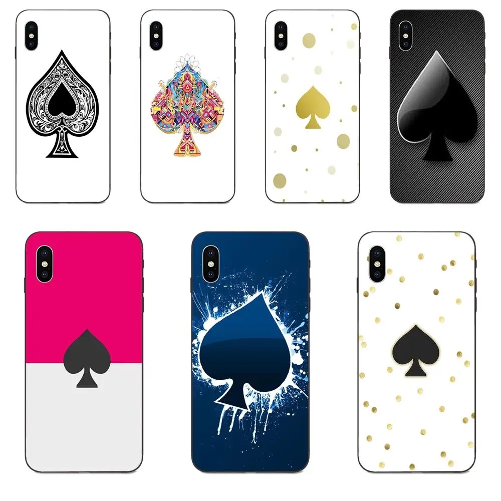 Ace Poker Spade мягкий чехол для телефона Xiaomi Redmi Mi Note 2 3S 8 9 Lite SE Pro | Мобильные телефоны и