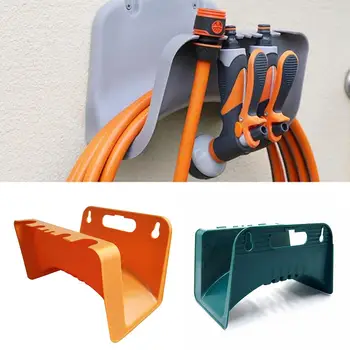 

Heavy Duty Wall-Mounted Hose Hanger Holder Can Hang Plastic Hose Rack Storage Bracket Gardening Tools Random Color Delivery