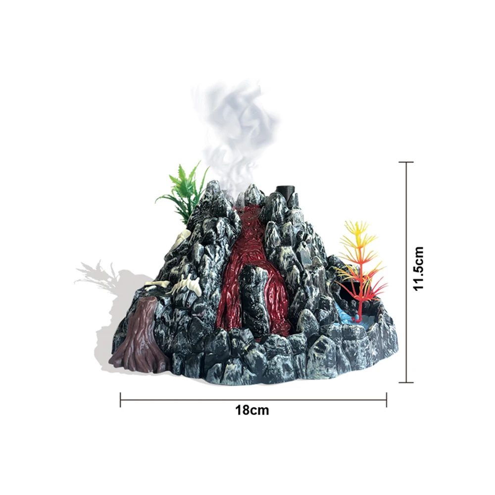 Модель Spray Volcano светильник имитация сцена эксперимент голос и игрушка Фигурка