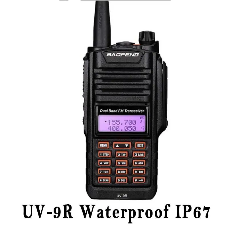 

Baofeng UV-9R UV 9R UV9R Waterproof Walkie Talkie Two CB Ham VHF UHF Radio IP67 Station 8W For 10 km Transceiver Boafeng Scanner