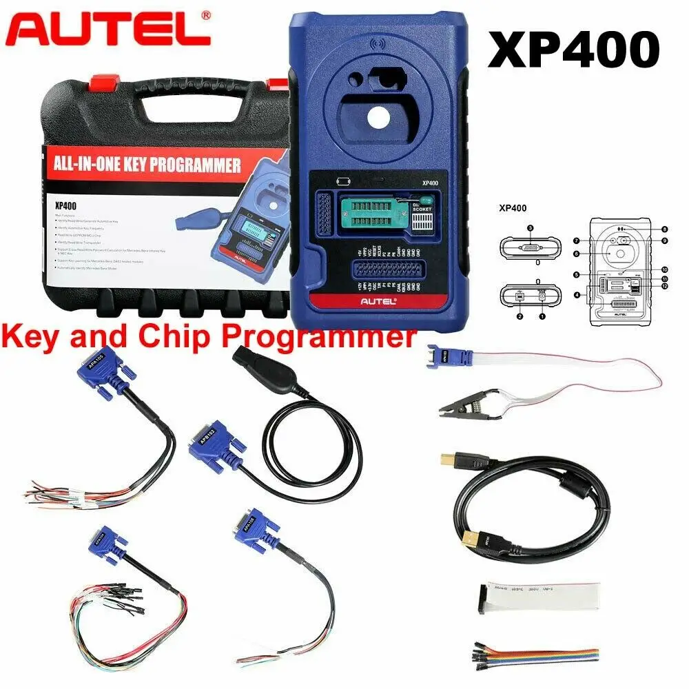 Программатор ключей и микросхем Autel XP400 работает с MaxiIM IM608/IM508|Программаторы
