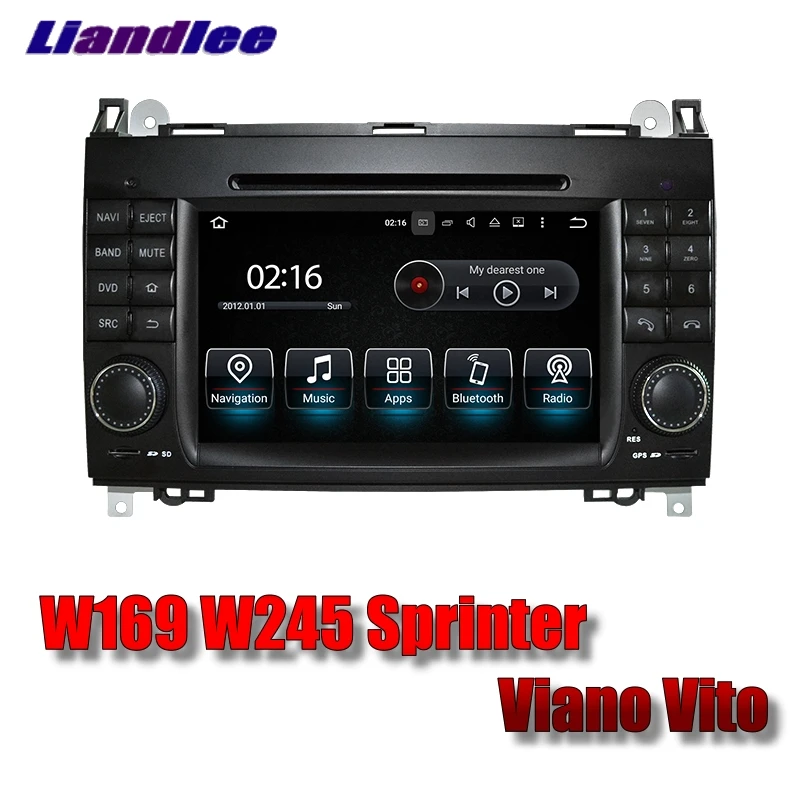 Liandlee автомобильный мультимедийный плеер NAVI для Mercedes Benz W169 W245 Sprinter 2004 ~ 2013