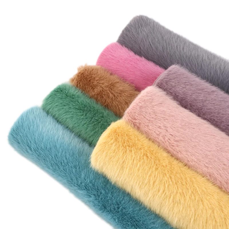 

Solid Color Long Plush Soft Fabric For DIY Patchwork Clothes Sewing Craft Decoration Accessories Materials