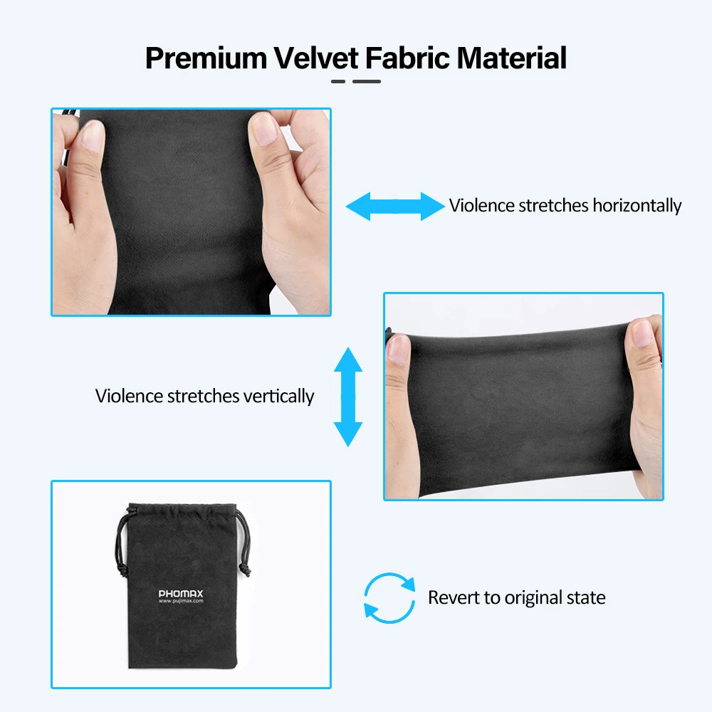 Сумка PHOMAX для хранения наушников мягкая бархатная сумка кабель передачи данных U