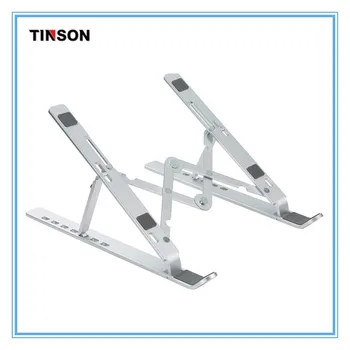 

Laptop Stand Portable Notebook Holder Adjustable Foldable Ventilated Tablet Aluminum Compatible For MacBook Pro Air 9-17.3 inch
