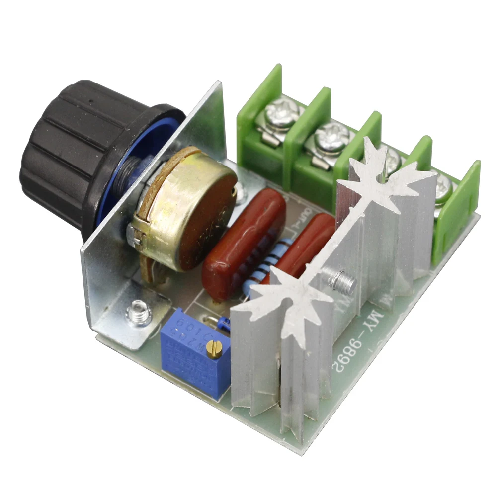 Voltage regulator 2000 Watt AC 50-220 Volt Dimmer SCR Power Regulator Motor Speed Controller