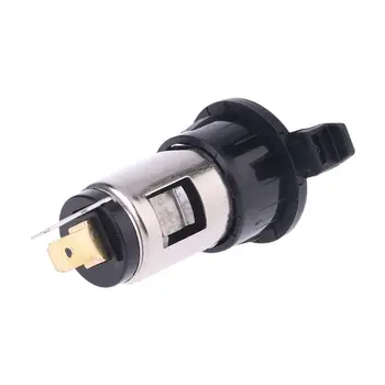 

12V 120W Universal Car Boat Tractor Cigarette Lighter Power Socket Outlet Plug be connected to a cigarette lighter phone charger