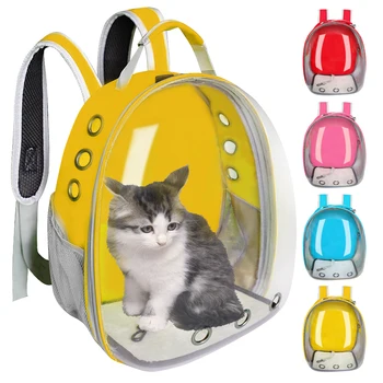 

Breathable Pet Cat Carrier Bag Transparent Space Pets Backpack Capsule Bag For Cats Puppy Astronaut Travel Carry Handbag Outdoor