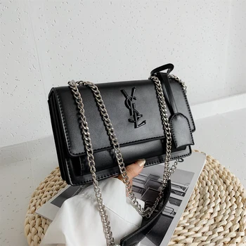 

2020 Fashion Chain Shoulder Messenger Bags Niche Designer Small Square Bags High Quality Women Purse and Handbags Sac A Main