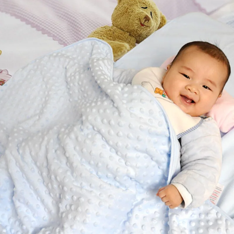 Doudou/детское одеяло с рисунком из мультфильма; двустороннее Флисовое одеяло; детское одеяло для коляски; детское одеяло для сна; s
