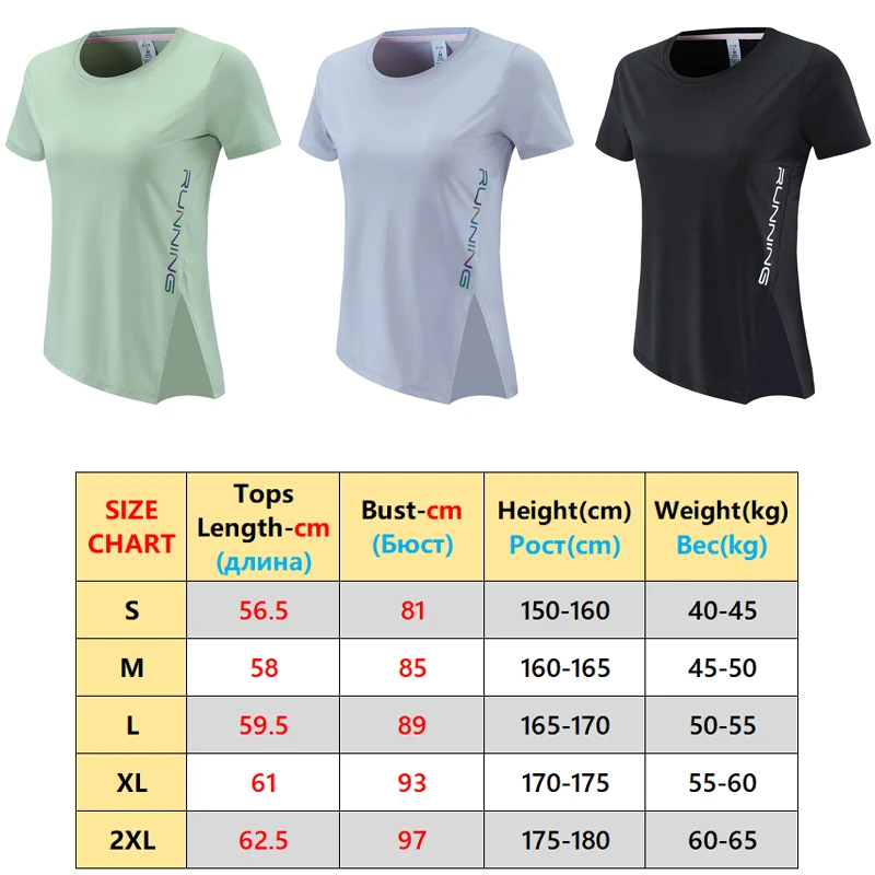 Woman Sports Tshirts Fitness Running Jogging Yoga Tilted Tee Workout  Mesh Sexy Female Fashion Open Slim Short Sleeves