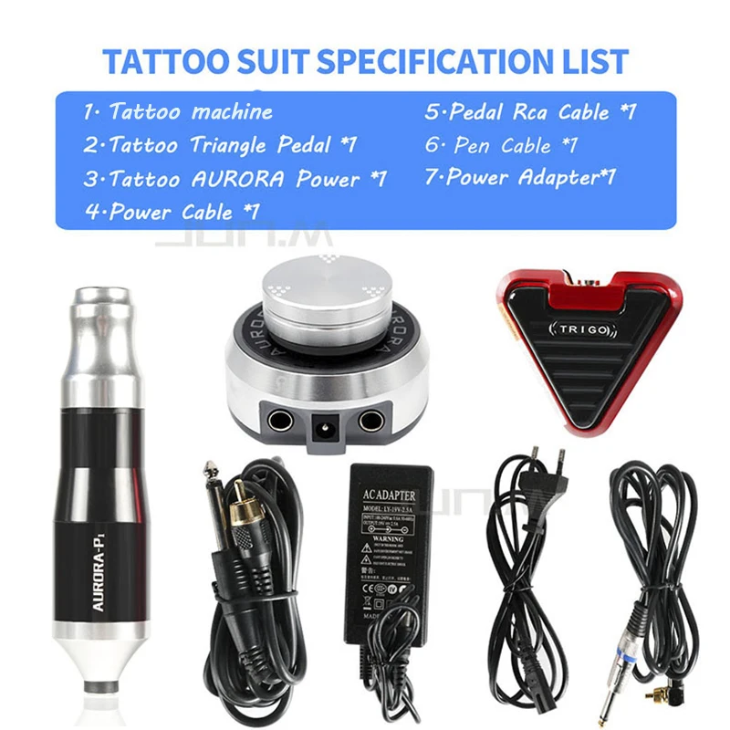 Tattoo Machine Set P1 Rotary Motor Tattoo Pen Aurora Generation Power