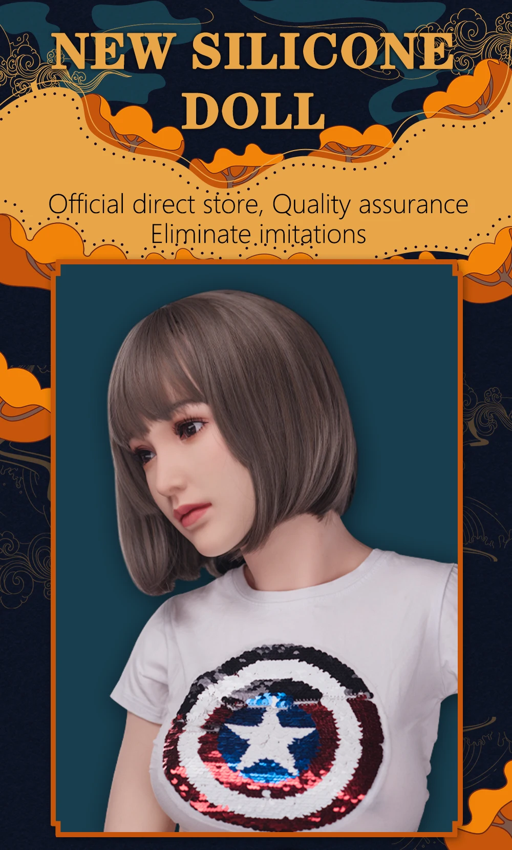 Silicone Sex Doll For Men Male Masturbator Realistic Pussy Vagina Artificial Breast Solid Skeleton Full Body Female Mannequin (1)