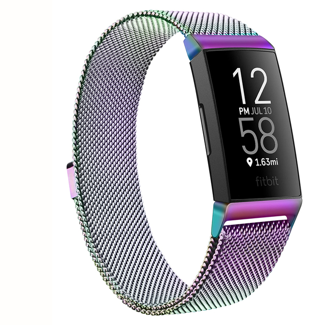Magnetic Milanese Strap For Fitbit Charge 4 3 Band Replacement Wristband Watchband For Fitbit Charge 3 SE Strap Men Female