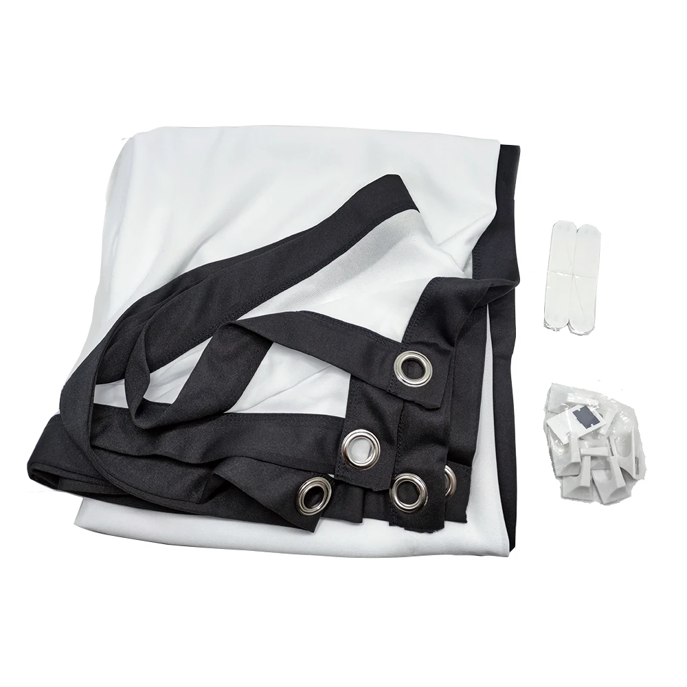 Écran De Projection Portable 120 Pouces - Toile Polyester Pliable - Format 16:9 - Pour Home Cinéma & Camping