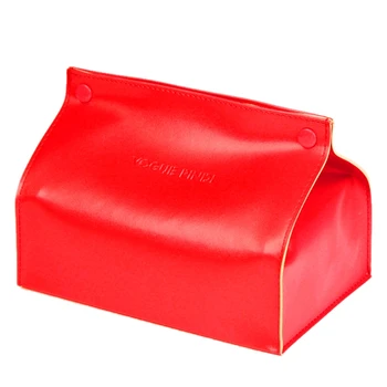 

Kitchen Storage Organization Tissue Boxes Case Leather Pu Storage Tissue Napkin Case
