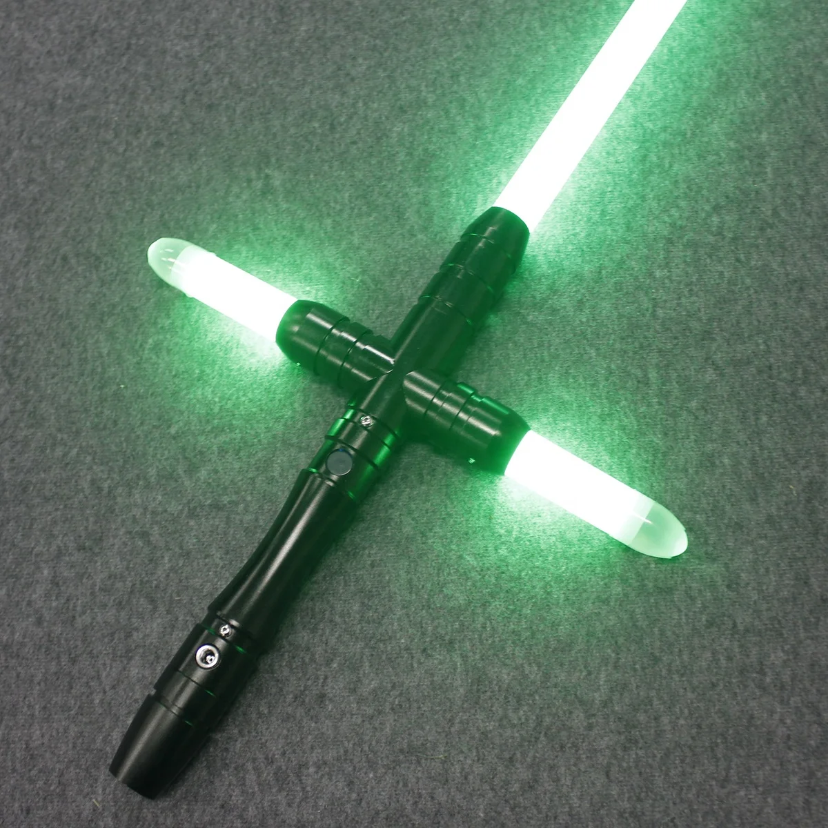 

YDD Metal Hilt Small Cross Lightsaber Light Saber Force FX Heavy Dueling LED Lightsaber With FOC Lock Up Toys Children Gift