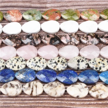 

Lanli Cut water drop natural stone failarmy DIY accessories production Necklace Earrings Bracelet beads pendant sweater chain