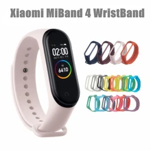Спортивный mi Band 4 ремешок на запястье для Xiaomi mi 4 совместимый силиконовый браслет для Xiaomi mi band 3 band 3 Смарт часы браслет