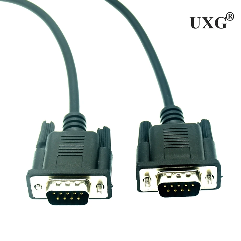 Serial Masculino para Feminino Feminino para Masculino Extensão Porta Cabo de Dados Cabo pc Converter Rs232 Db9 9pin 1.5m 3m 5m - Imagem 4