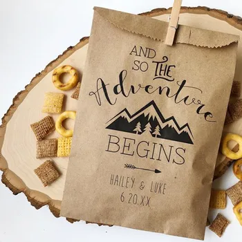 

Custom Trail Mix Bags - Popcorn Bags - Snack Sized Popcorn Bags - Popcorn Favor Bags - Popcorn Bar - Popcorn box alternative