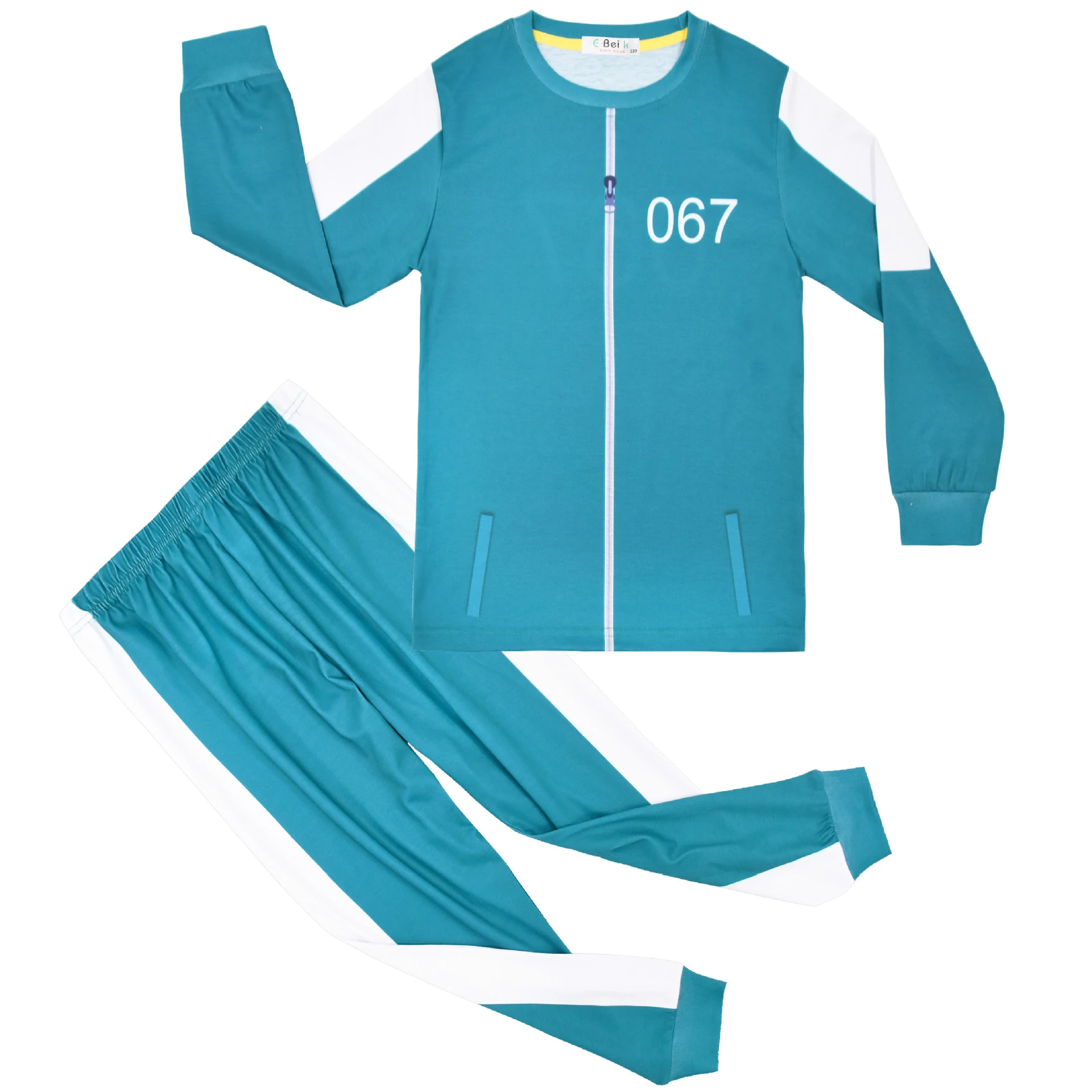 Squid Game Children Clothes Kids Pajamas For Boys Girls Long Sleeve  Tracksuit T-shirt And Pants 2pcs Spring Autumn Sleepwear - Cosplay Costumes  - AliExpress