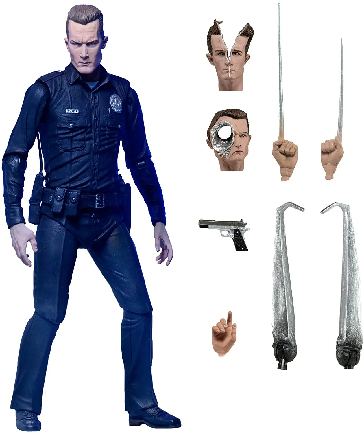 Экшн-фигурка neca5v3 Terminator 2 T-1000 Liquid 7 дюймов | Игрушки и хобби