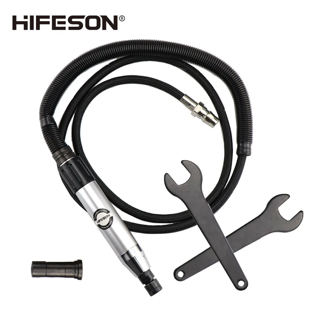 

HIFESON 038 Powerful Wind Grinding Pen 3mm6mm Pneumatic Grinder Polishing Machine Engraving Lettering Pen Mold Polishing