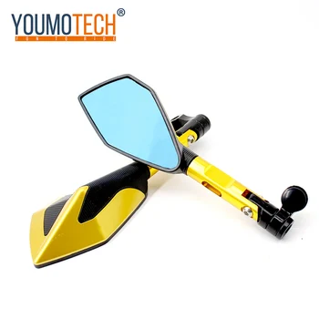 

Motorcycle Cnc Aluminum Rear View Mirror Side Mirror Modification Accessories For Yamaha MT07 MT09 Sports Car Rizoma Motorcycle