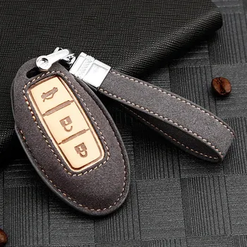 

Flip fur car key case for Nissan Duke MICRA QASHQAI JUKE X-Trail NAVARA Key Cover Case Remote Folding Shell Accessories new