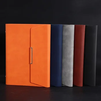 

Tri-Leaflet Notebook Customizable Logo Business Office Stationery A5B5 Female Large Size Simple Notebook