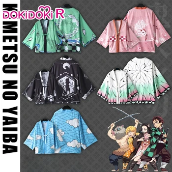 

DokiDoki-R Anime Demon Slayer: Kimetsu no Yaiba Cosplay Kamado Tanjirou /Nezuko/ Kochou Shinobu/Inosuke /Urokodaki Sakonji Haori