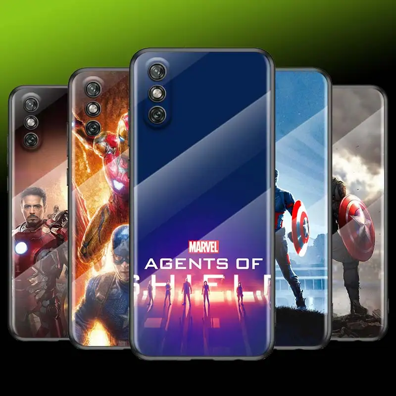 Чехол для телефона из закаленного стекла Huawei Y6 Y7 Y9 Y5P Y6P Y8S Y8P Y9A P Smart Z 2019 2020 2021 |
