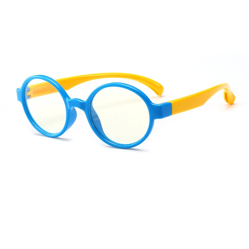 Антибликовыми свойствами светильник очки дети Поляризованные солнечные очки мальчикам и девочкам, компьютер гибкие силиконовые очки защитные Детские UV400