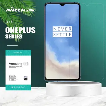 Перейти на Алиэкспресс и купить Для Oneplus 7T 7 6 T 6 закаленное стекло H + Pro 2.5D Закаленное стекло Защита экрана для Oneplus 7T 7 6 T 6 5T Nillkin HD стеклянная плёнка