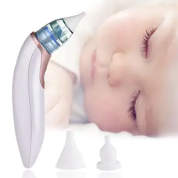 

Baby Electric Nasal Aspirator Adjustable Manual Nose Cleaner Rechargeable Newborn Nasal Congestion Nasal Suction Device USB