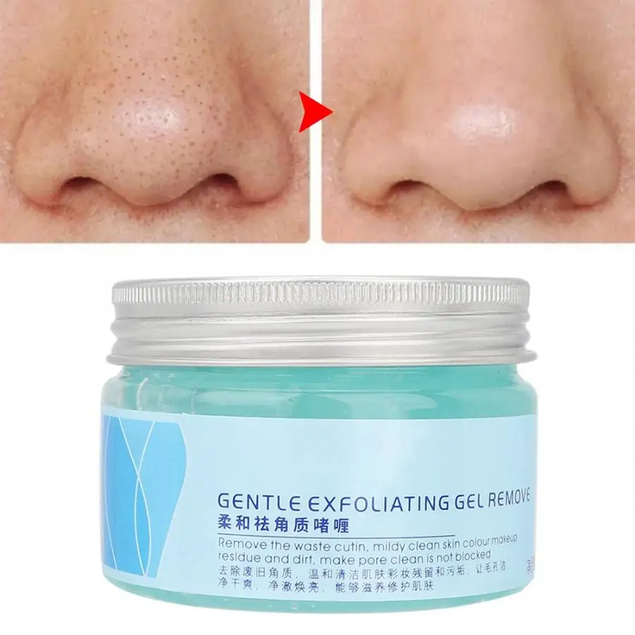 160g Mild Face Pore Cleaning Exfoliating Gel Dead Skin Blackhead Removal Exfoliator | Красота и здоровье
