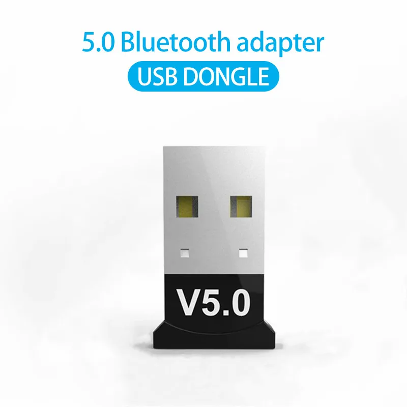 Adaptador Mini USB V5.0, receptor de música Dongle, adaptador inalámbrico USB Bluetooth 5,0 para ordenador portátil y de escritorio