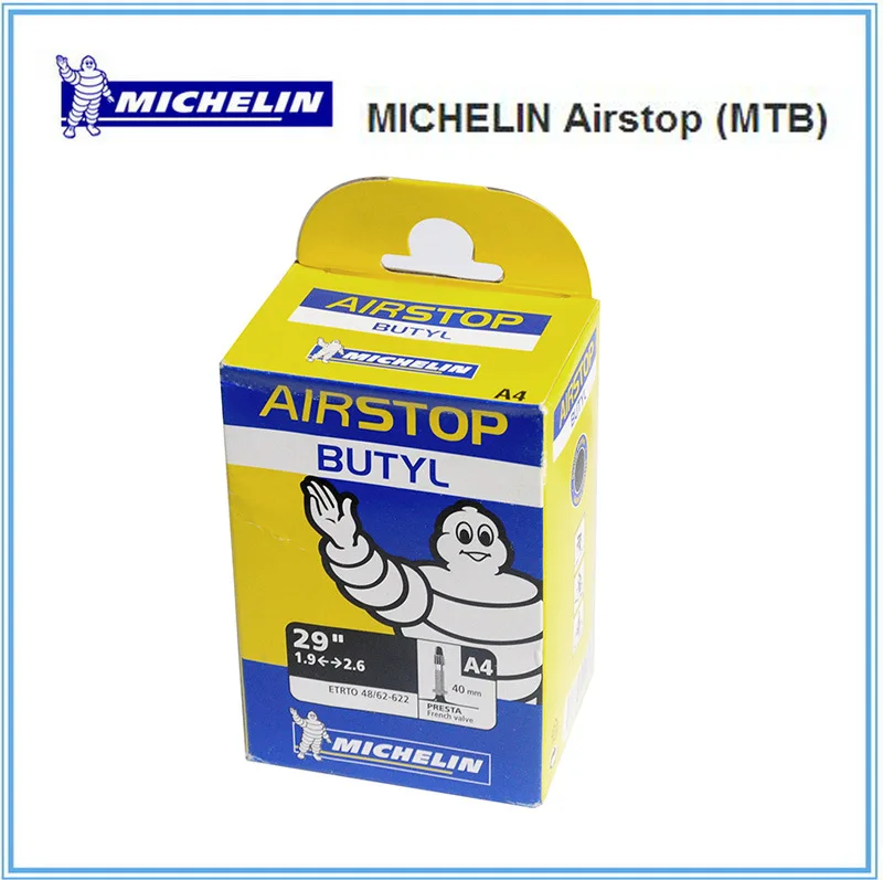 Велосипедная внутренняя трубка Michelin airstop Law горлышко 29X1. 9-2. Шины для горного велосипеда Michelin 125/26