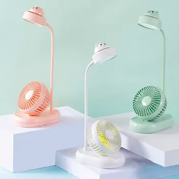 

Multifunctional Portable Table Lamp Fan No Eye Piercing No Eye Injury No Stroboscopic Noiseless Cool 1 Pcs