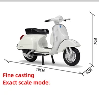 Welly 1:18 2016 Vespa PX 125 Modèle de moto en alliage moulé sous pression avec roues rotatives flexibles, jouet pour homme, objet de collection 4