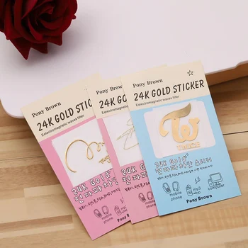 

For Mobile Phone Fashion Korean Stars Cup DIY Stickers Autograph Anti-radiation Sticker